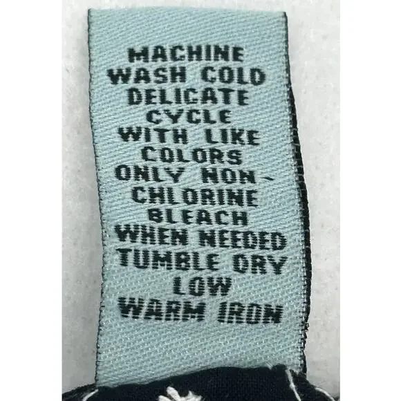 Marsh Landing Petites  Navy w/ White Flowers Button Down Sleeveless Vest PL - Picture 6 of 6